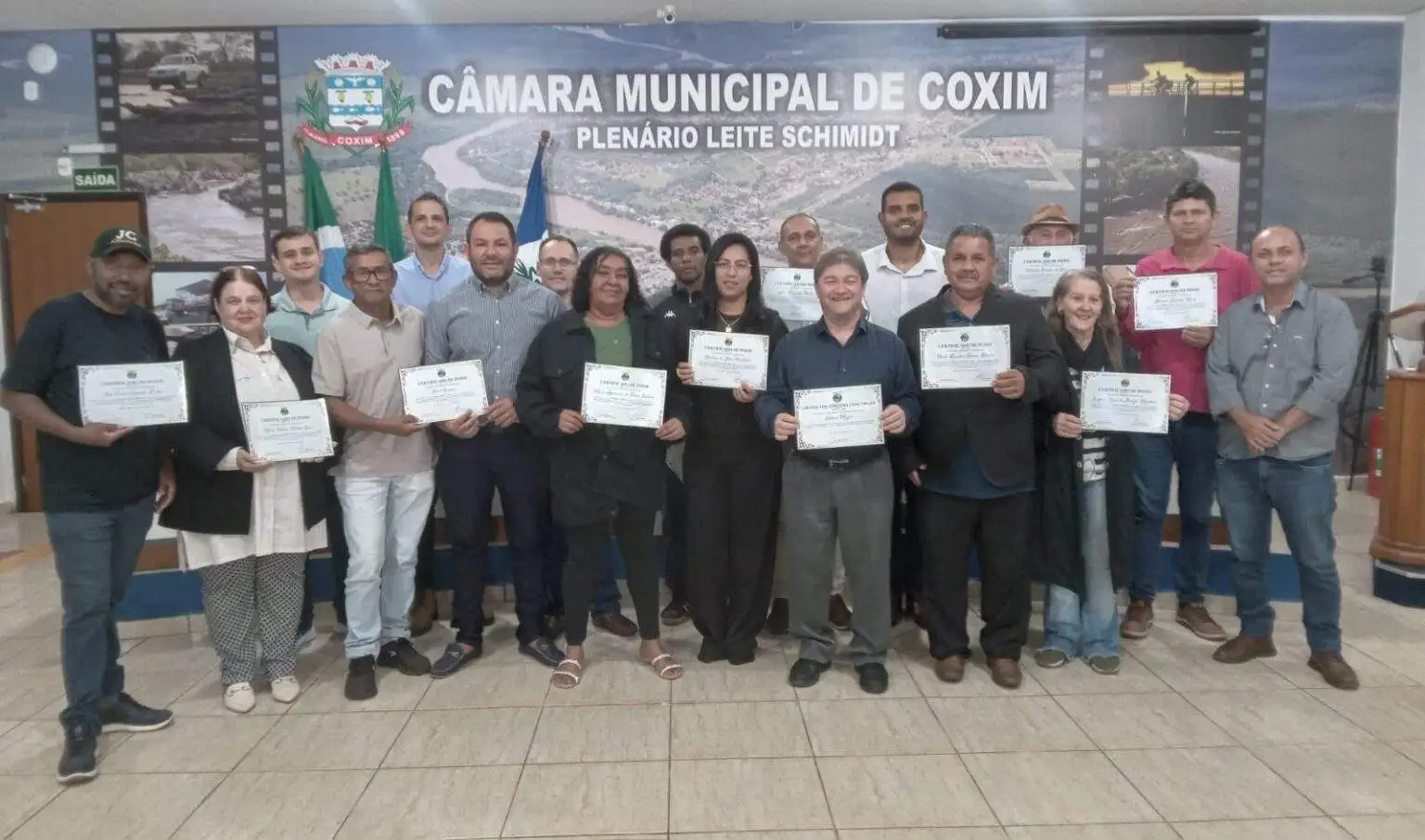 Presidentes de bairros de Coxim tomam posse com foco em representatividade comunitária
